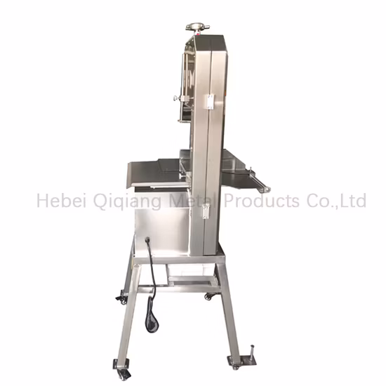 Qh300A Cucina elettrica all'ingrosso Pesce congelato Carne di mucca Sega a nastro Macchina per tagliare carne di maiale/maiale Sega per ossa da tavolo Produttore 2HP / 1.5KW